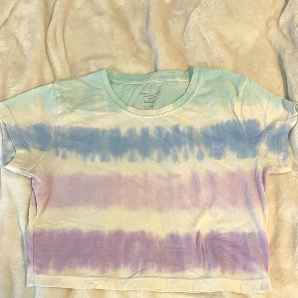 Splendid Kids Tie-Dye T-Shirt - Blue and Lavender